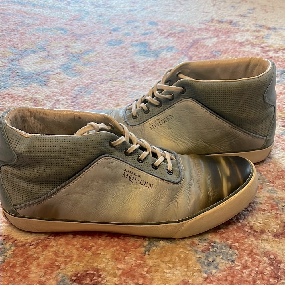 Puma x Alexander McQueen AMQDek Mid II North Sea High-Top Sneakers size 43 10